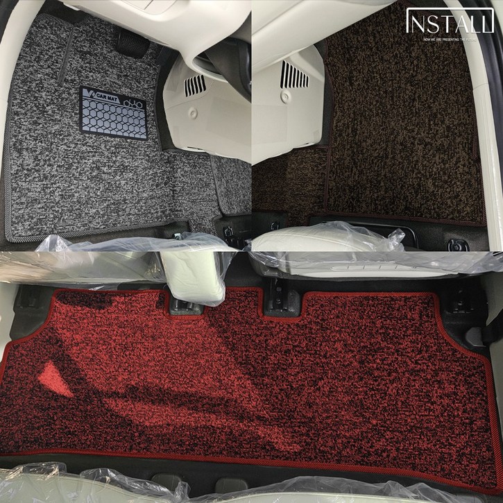 2025 캐스퍼 EV 차량용 트립매트, 레드