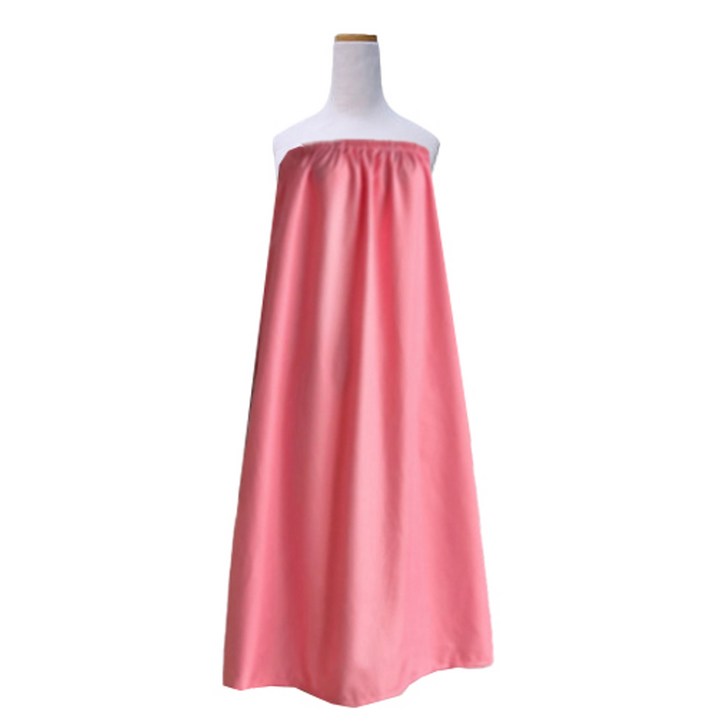 나도미인 하이원 실키 샤인 랩 마사지가운 광택 슬림 탑치마 가운