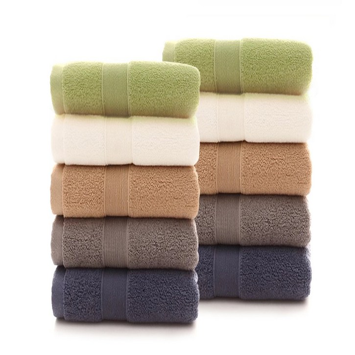 록신 명품 호텔수건 코마사 부드러운 고퀄리티 수건 540GSM 40수 10종세트, 10개, 믹스