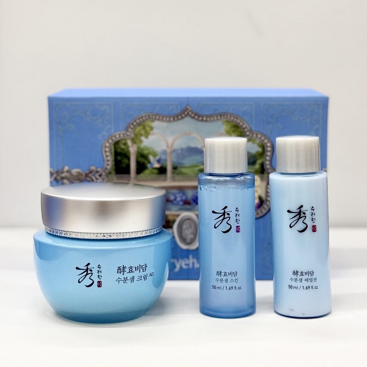 수려한 효비담 수분샘 크림 150ml 특별기획세트