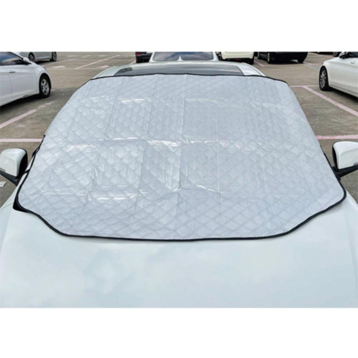 뭉스뭉스 자석 차량용 햇빛가리개 차 앞유리 커버 대형193cm, 단일색상, 1개