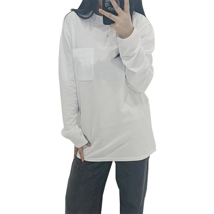 봄가을 신상 라운드 긴팔 티셔츠 여 쭈리 레깅스 상의