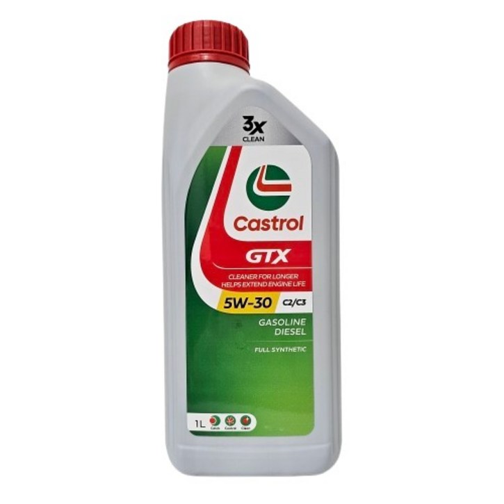 캐스트롤, CASTROL GTX 5W-30 C2C3 1L, 합성엔진오일, 1개, 5w30, 1L