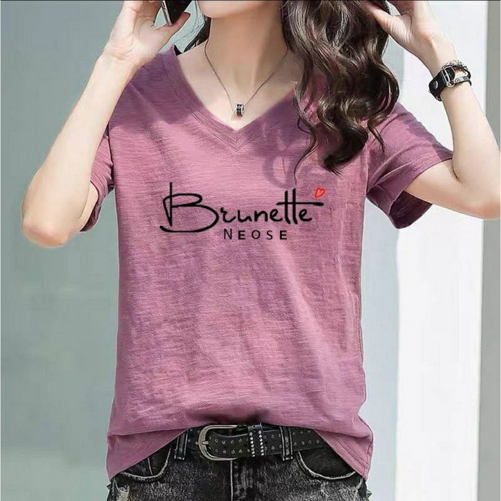 바로배송3808 브이넥 슬림핏 면티,여성,반팔티,스판티,슬림핏,여름,티셔츠,베이직,반소매 바로배송3808 브이넥 슬림핏 면티,여성,반팔티,스판티,슬림핏,여름,티셔츠,베이직,반소매