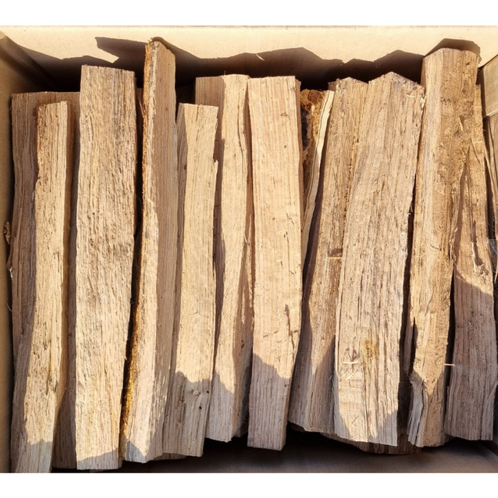 국내산 최고급 잘 건조된 참나무 바베큐용 장작 20KG 박스 (길이 35 * 두께 7~8) 무료배송