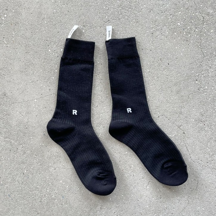 러빈동키 R 컬러 택 골지 삭스 양말  14 color 