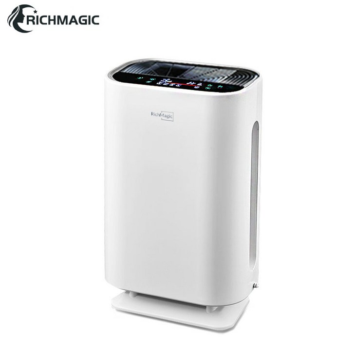 RichMagic 공기청정기 가정용 UV램프 살균소독 실내공기필터, 흰색 10