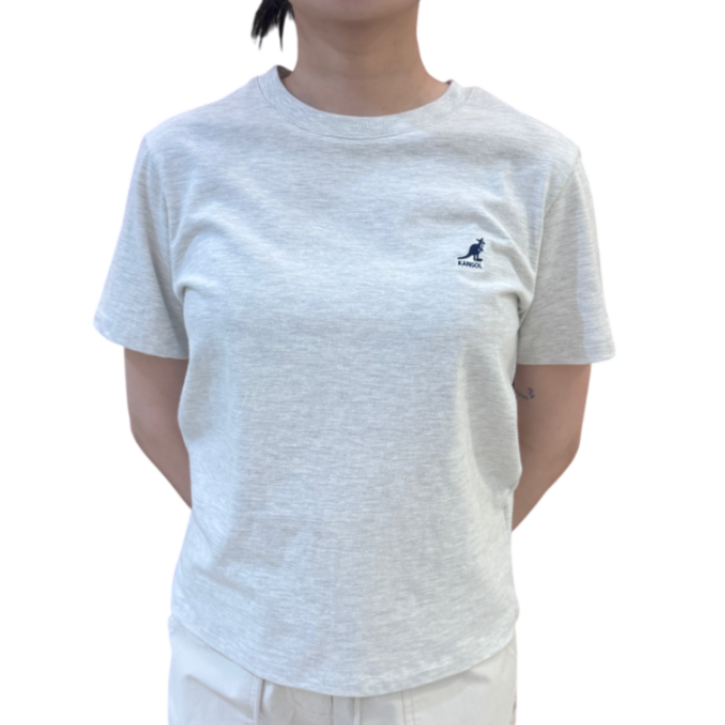 국내정식매장 캉골 반팔 티셔츠 Kangol 우먼스 러시 로고 2798 오트밀