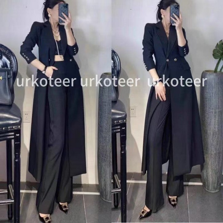 리우씨앤씨 여성 가디건 부츠컷 투피스