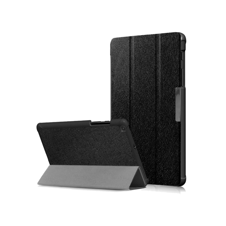아이디스킨 레노버 탭 M10 스마트 플립 커버 케이스 LT125, 블랙