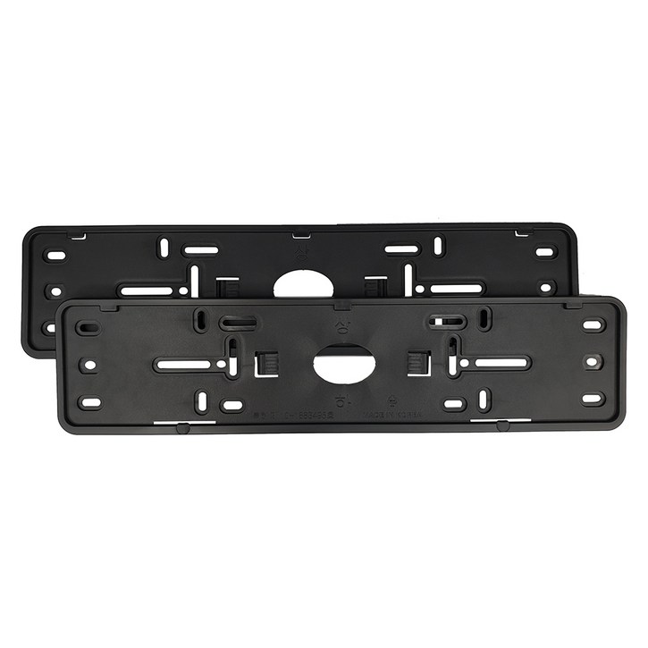 신형 비천공 번호판가드 일반형 2P 1세트(앞뒤판) 무봉인 번호판 천공겸용 국산차 전차종 가능