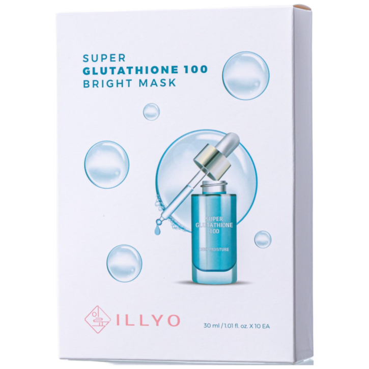 주름미백이중기능성일료 슈퍼글루타치온100 브라이트 마스크팩, 3개, 10개입