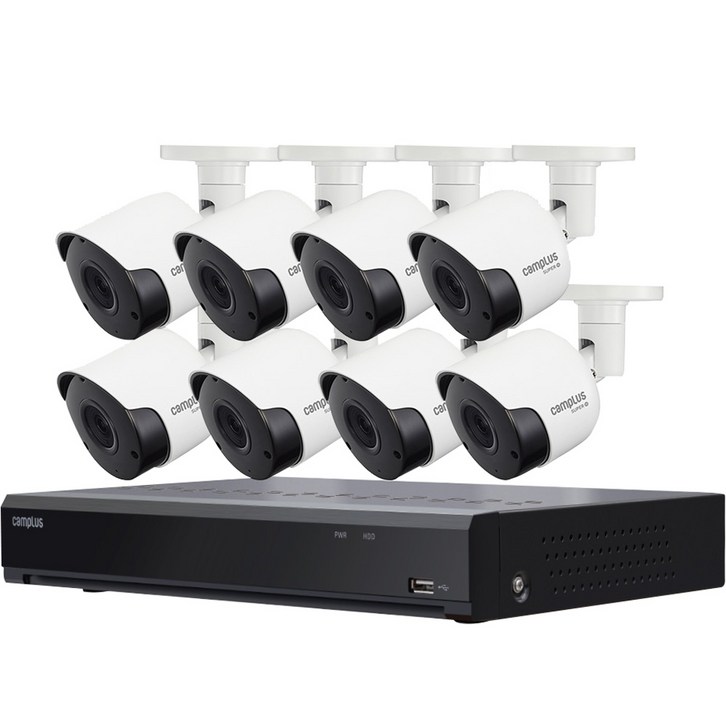 캠플러스 200만화소 8채널 카메라 8p 3TB CCTV 세트