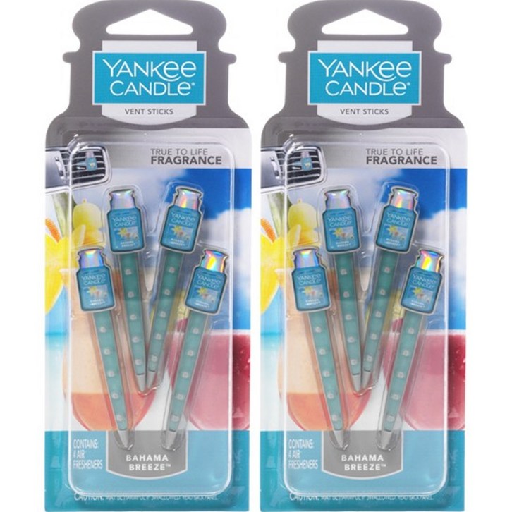 양키캔들 차량용 방향제 벤트스틱 스카이블루