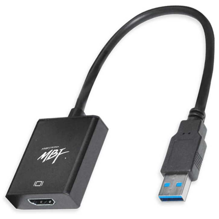엠비에프 USB 3.0 to HDMI 컨버터, MBFU3HDBK