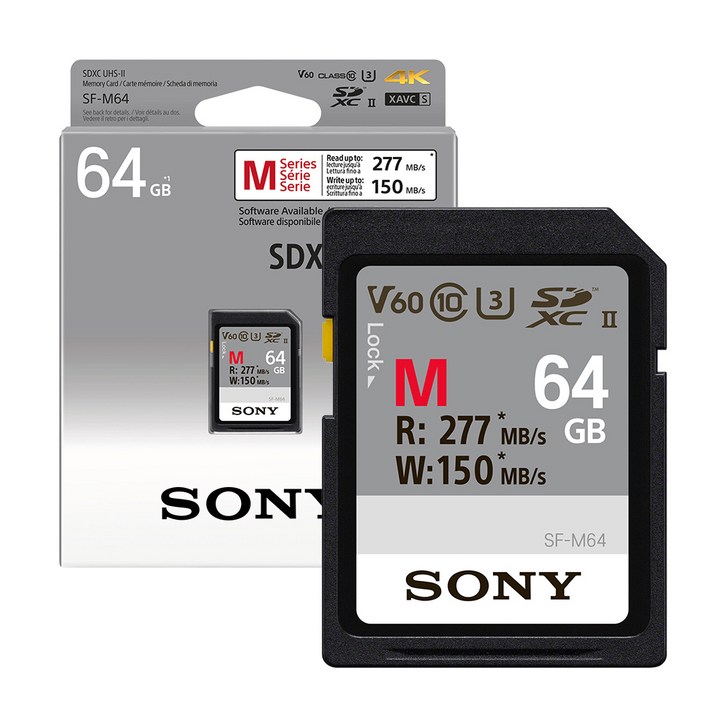 소니코리아정품 SDXC UHS-II U3 V60 SD카드