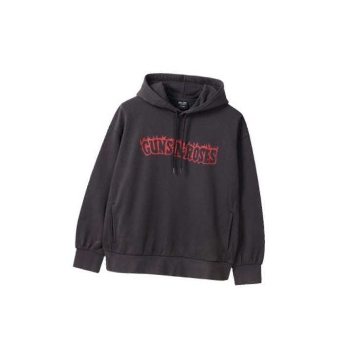 매장정품 TOPTEN 탑텐 공용 테리 콜라보 스웨트후디 건즈앤로지스MSF5TH3901 MSF5TH3901 464508