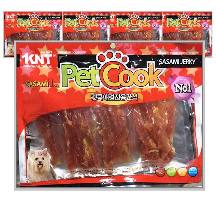 펫쿡 대용량 강아지육포 간식 300g, 300g, 1개 펫쿡 대용량 강아지육포 간식 300g, 300g, 1개