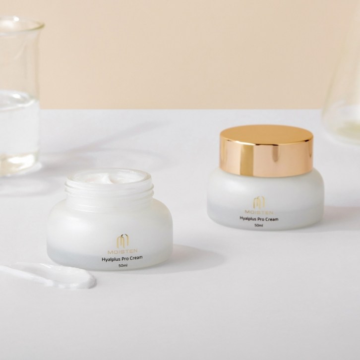 [10배 초고농축]모이스텐 히알루론산 수분크림 50ml 최강보습 크림 히알플러스 프로, 1개, 50ml