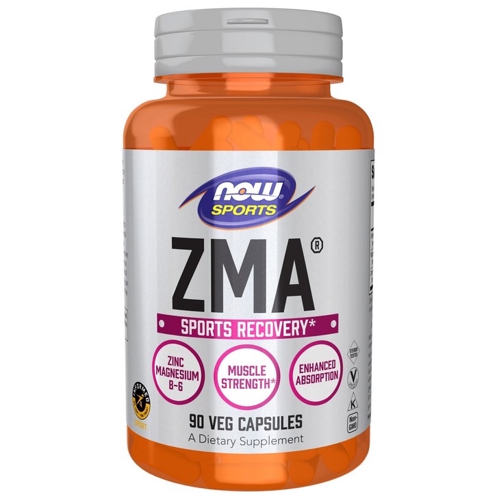 Now Foods, Sports 헬스 ZMA 운동 후 회복 근손실 방지 예방 90정, 90정, 1개