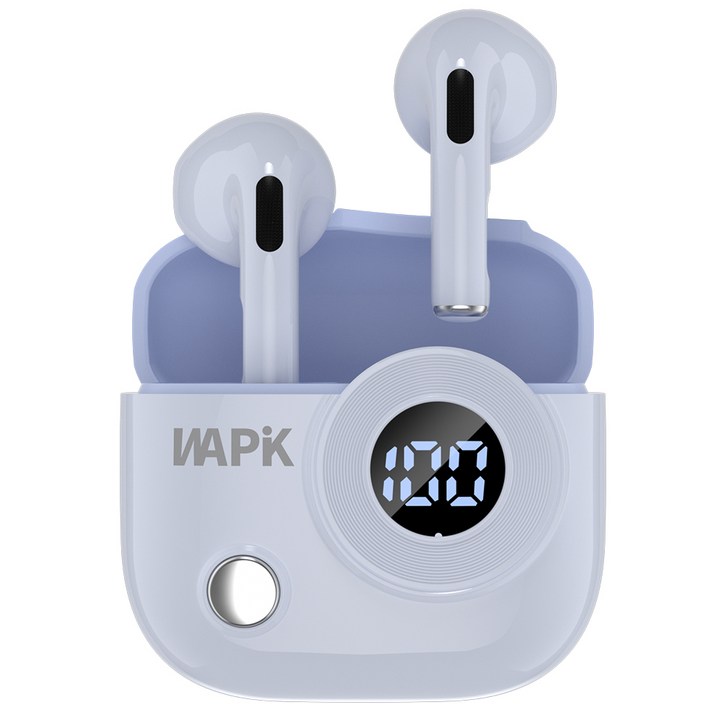 와피크 노이즈 캔슬링 오폰형 무선 블루투스 이어폰 R6 BT5.4