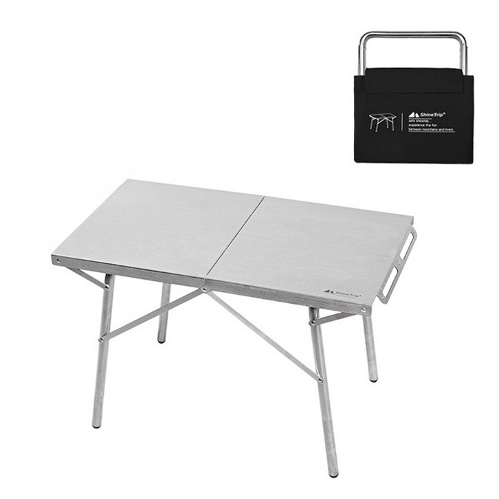 캠핑 낚시 접이식 테이블 스테인리스 사이드 전술 테이블 경량