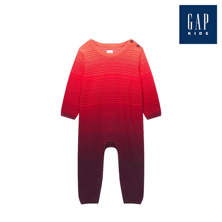 갭키즈 옴브레 스트라이프 니티드 올인원759307009RE