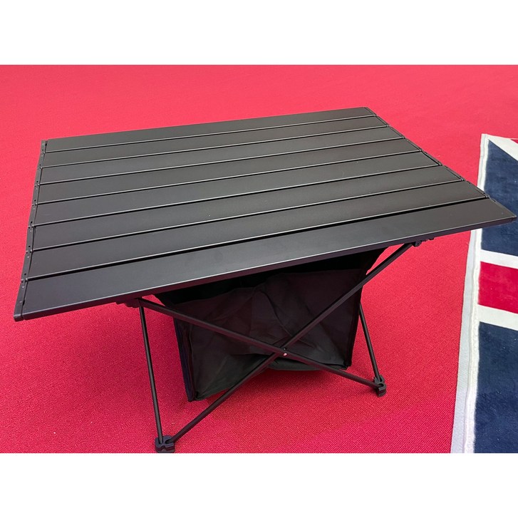 감성 캠핑용 테이블 셋트 수납함포함 초경량 알루미늄 접이식 폴딩 롤 테이블 낚시 백패킹 소형테이블