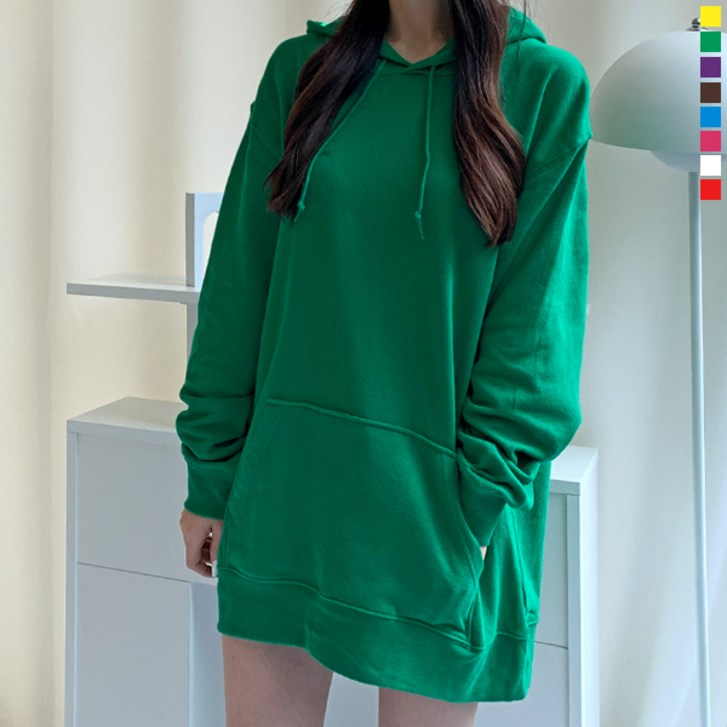 티데일리 젤란 쭈리 후드티 남여공용 무지 후드 티셔츠 S2XL 8color