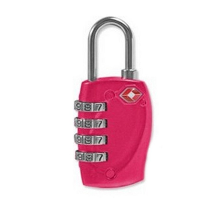 캐리어자물쇠 HICKIES TSA 여행용 4중번호잠금 핫핑크 자물쇠
