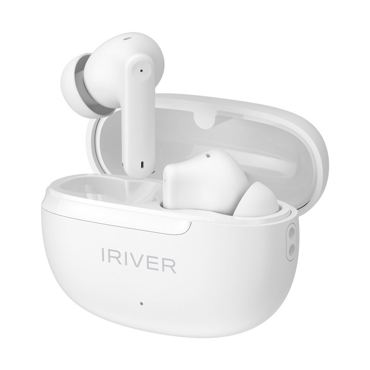 아이리버 IBTX1 커널형 무선 블루투스 이어폰 TWS 6.0 고음질, 화이트 무선 블루투스, IBTX1