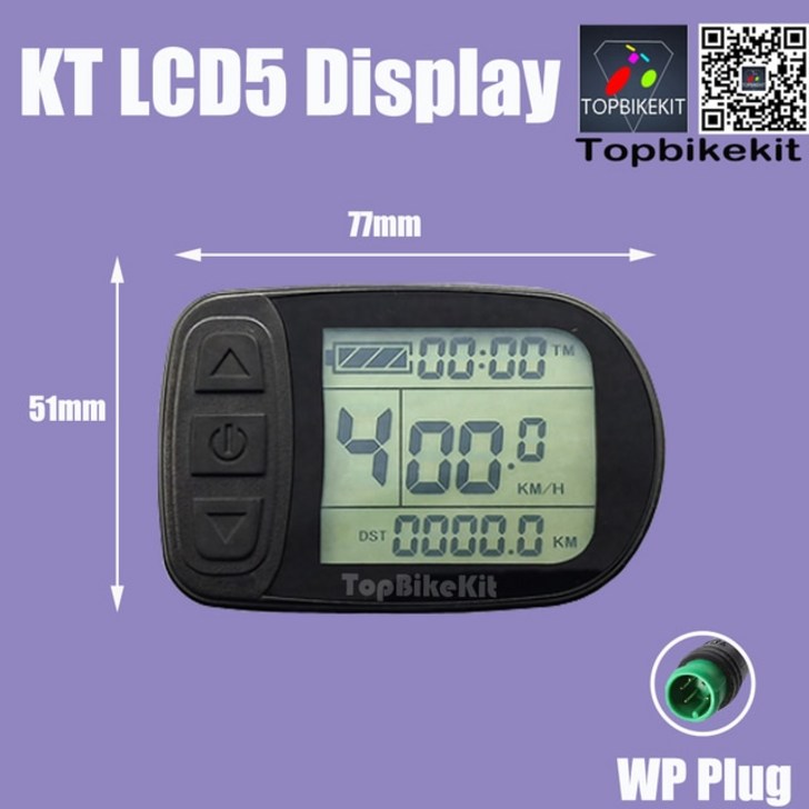 Ebike KT LCD9 컬러 디스플레이 미터 좌우 스로틀 포함 전기 자전거 24V 36V 48V