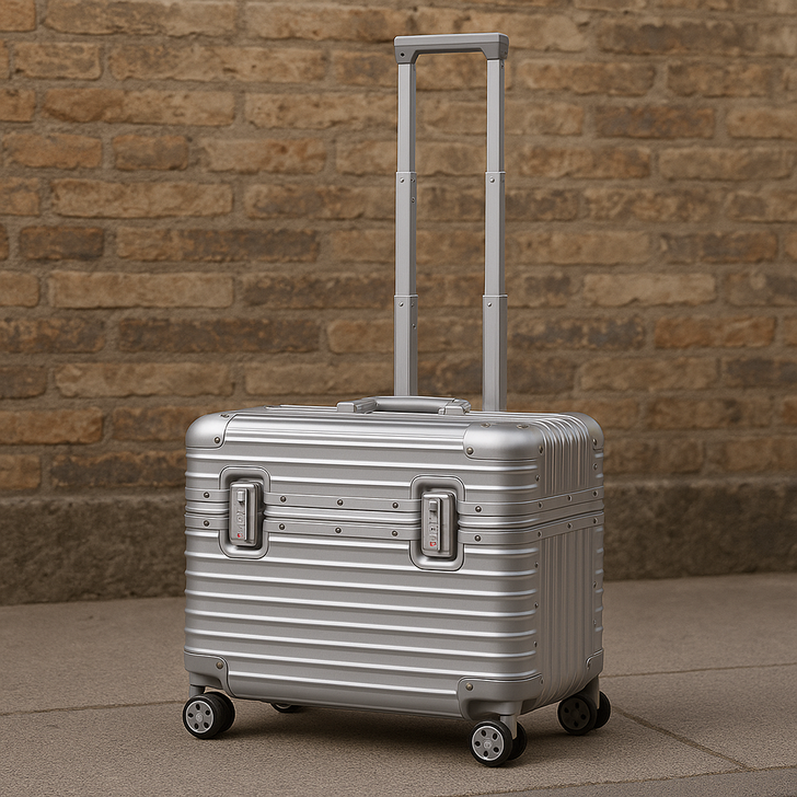 위로열리는 풀 알루미늄 파일럿 기내용 승무원 캐리어 20인치 전용