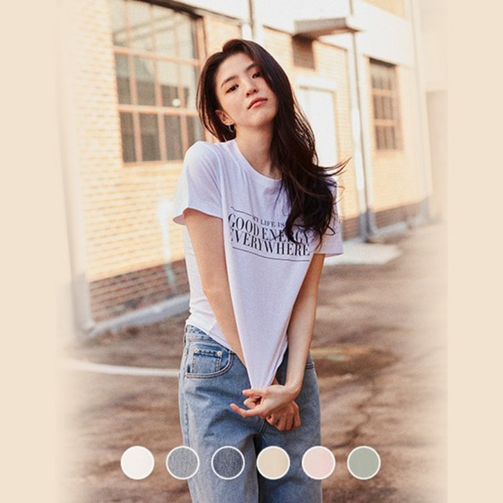 지오다노 413533 여 와이드 데님