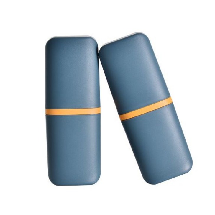 로즈망고 휴대용 칫솔통 칫솔케이스 네이비 ROSE7723 50g, 400ml, 2개