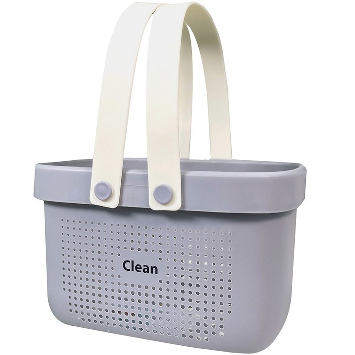 스테디얼 Clean 파스텔톤 욕실바구니 소형 화이트 스테디얼 Clean 파스텔톤 욕실바구니 소형 화이트