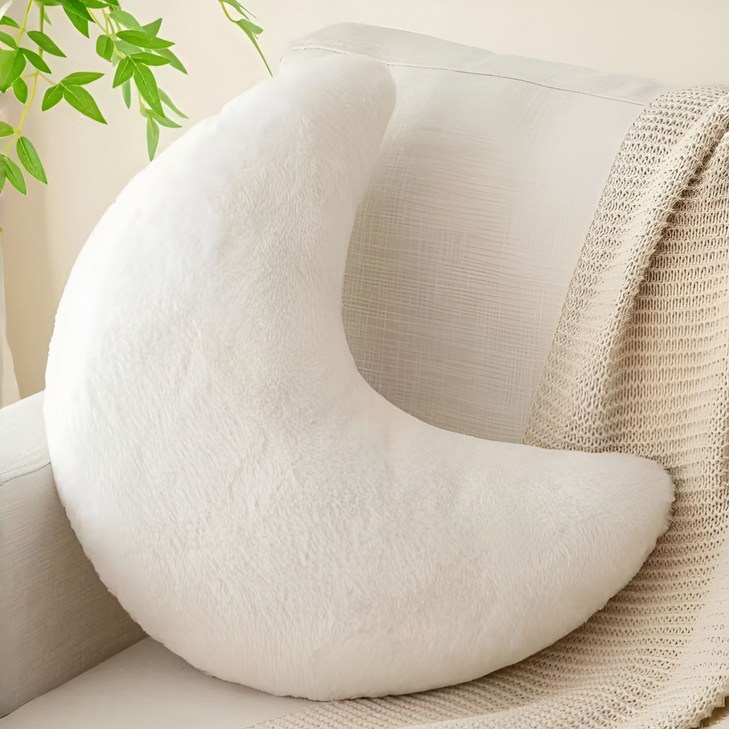 몽벨르 폭신 초승달 인테리어 오브제 쿠션