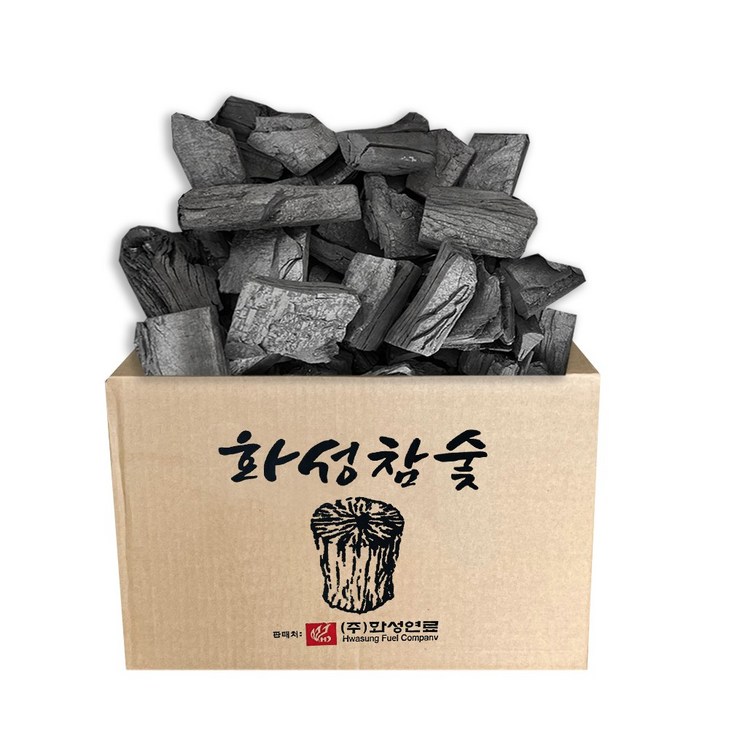 화성 프리미엄 바베큐 참숯, 10kg, 1개