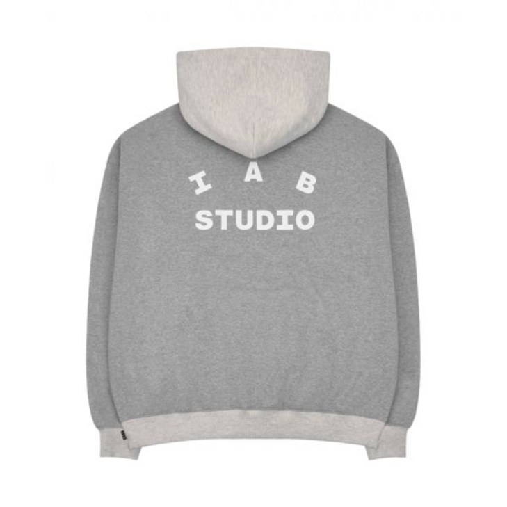 정품아닐시3배보상 아이앱 스튜디오 후드 듀얼 그레이 IAB Studio Hoodie Dual Gray