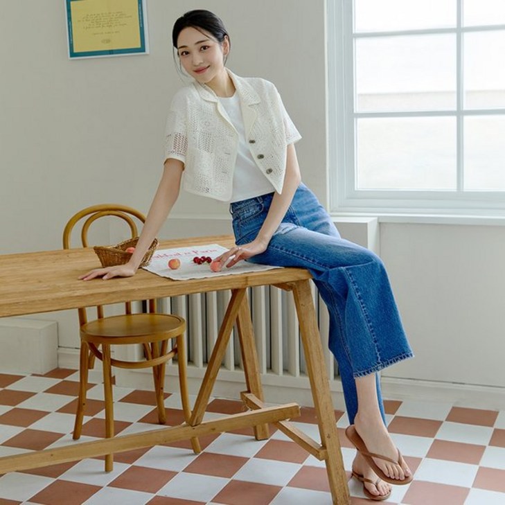잇미샤 레이스 카라 자켓 ITO5ZJK720 587273