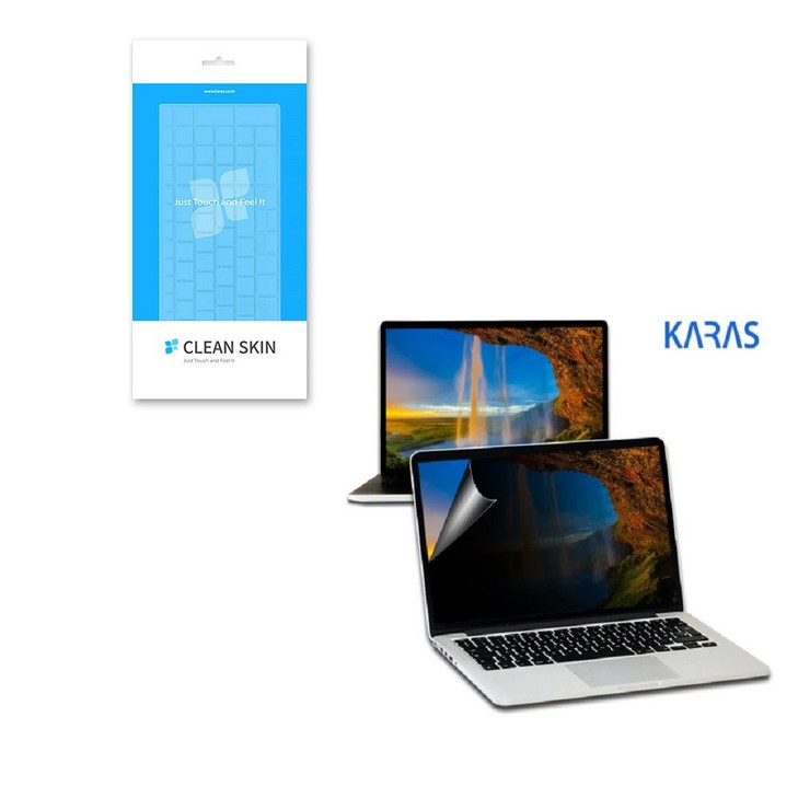 카라스 LG 그램 AI 2026 15Z90U,15ZD90U,15Z95U,15ZD95U,15U50U,15UD50U용 흡착식 정보보호필름노트북키스킨 셋트상품, 1개