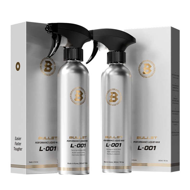 불렛 퍼포먼스 퀵디테일러 물왁스 L001, 300ml, 2개 불렛 퍼포먼스 퀵디테일러 물왁스 L001, 300ml, 2개