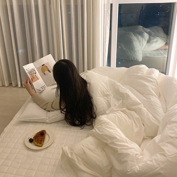 슈에뜨룸 바스락 60수 고밀도면 호텔식 이불  베개커버 세트