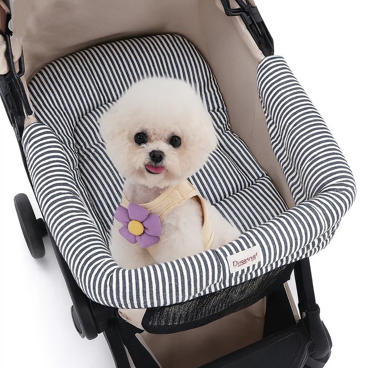 헤마 리빙 강아지 유모차 쿠션 매트 애견 카트 방석 패드