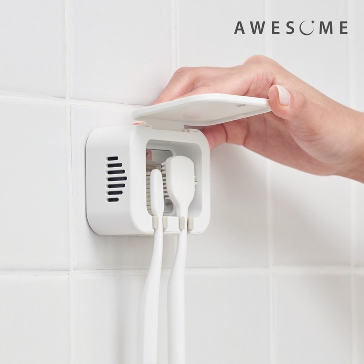 어썸 무선 2구 칫솔살균기 ATS2000