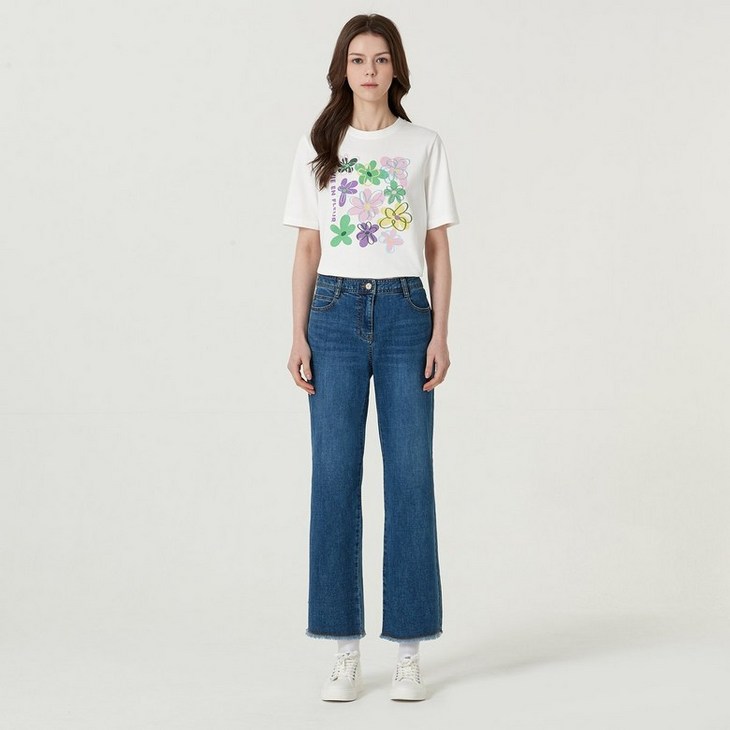 기비 GIVY 하트 포켓 부츠컷 데님 팬츠 GY25S4FRND735DH1040564