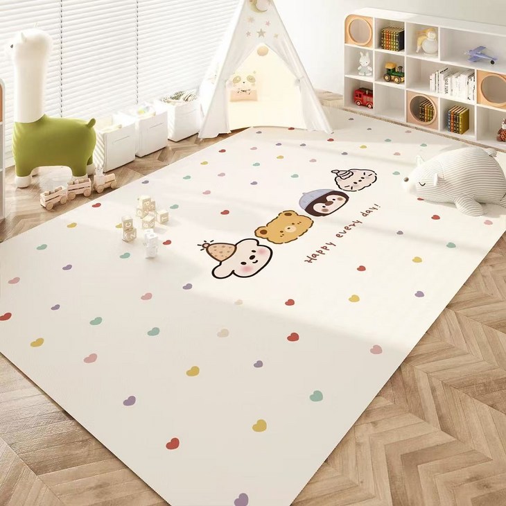 FONOW 강아지매트 방수 미끄럼 방지 애견 매트, 5mm 두께의 강아지 가정용 매트