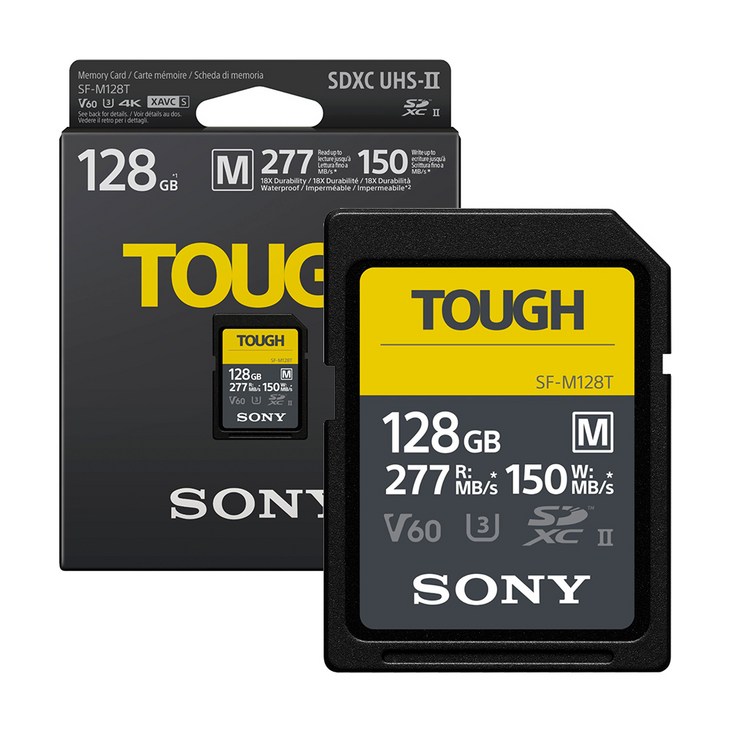 소니코리아정품 SDXC TOUGH UHSII V60 SD카드 SFM128T M256T M512T