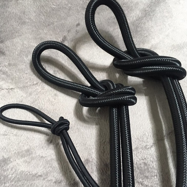 탄성로프 410mm 1M단위 고무로프 텐트끈 타프끈 스트레치코드 자전거 고무줄스트링 캠핑 번지 신발끈