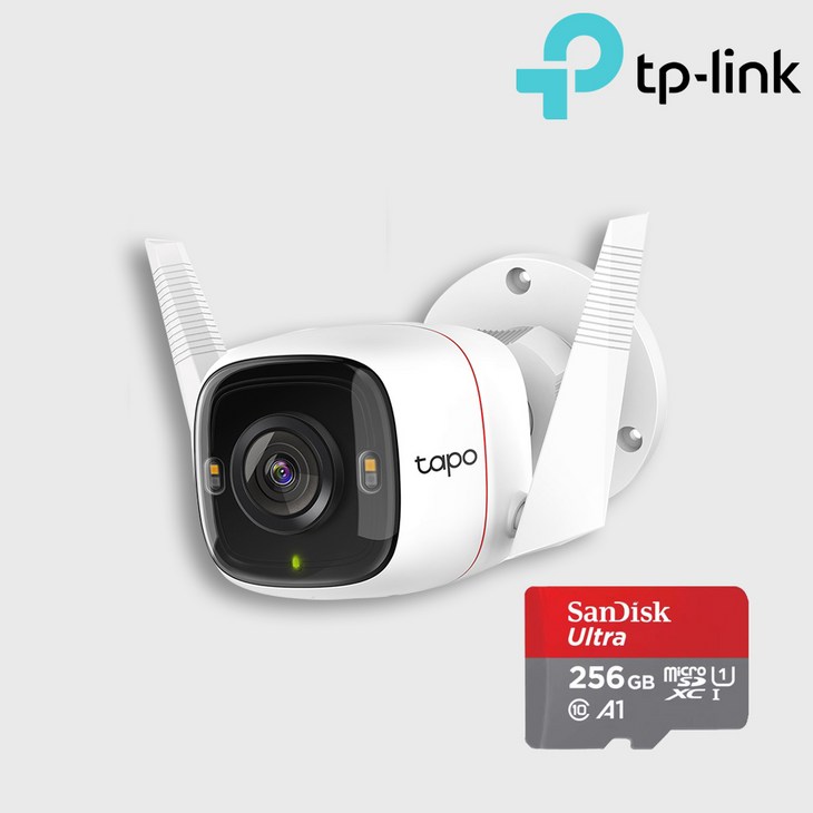 티피링크 Tapo C320WS 홈CCTV + Micro SD 카드 256GB